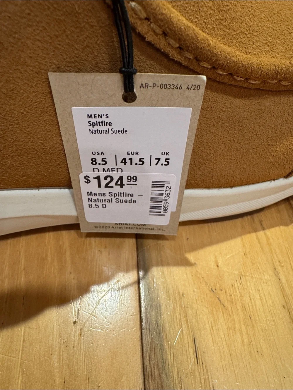 Ariat casual suede